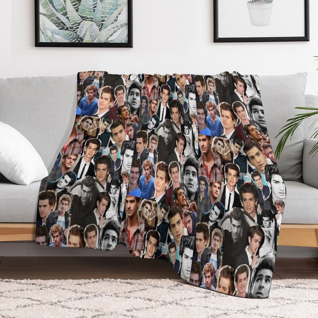 Andrew Garfield Fan Art Compact Throw Blanket
