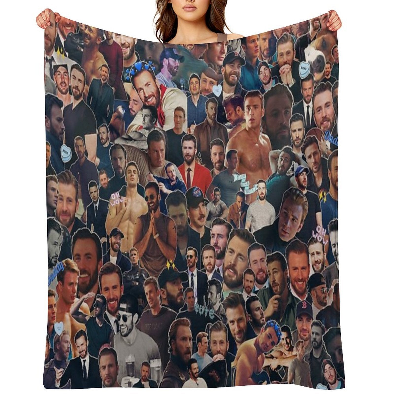 Chris Eco-conscious Throw Blanket