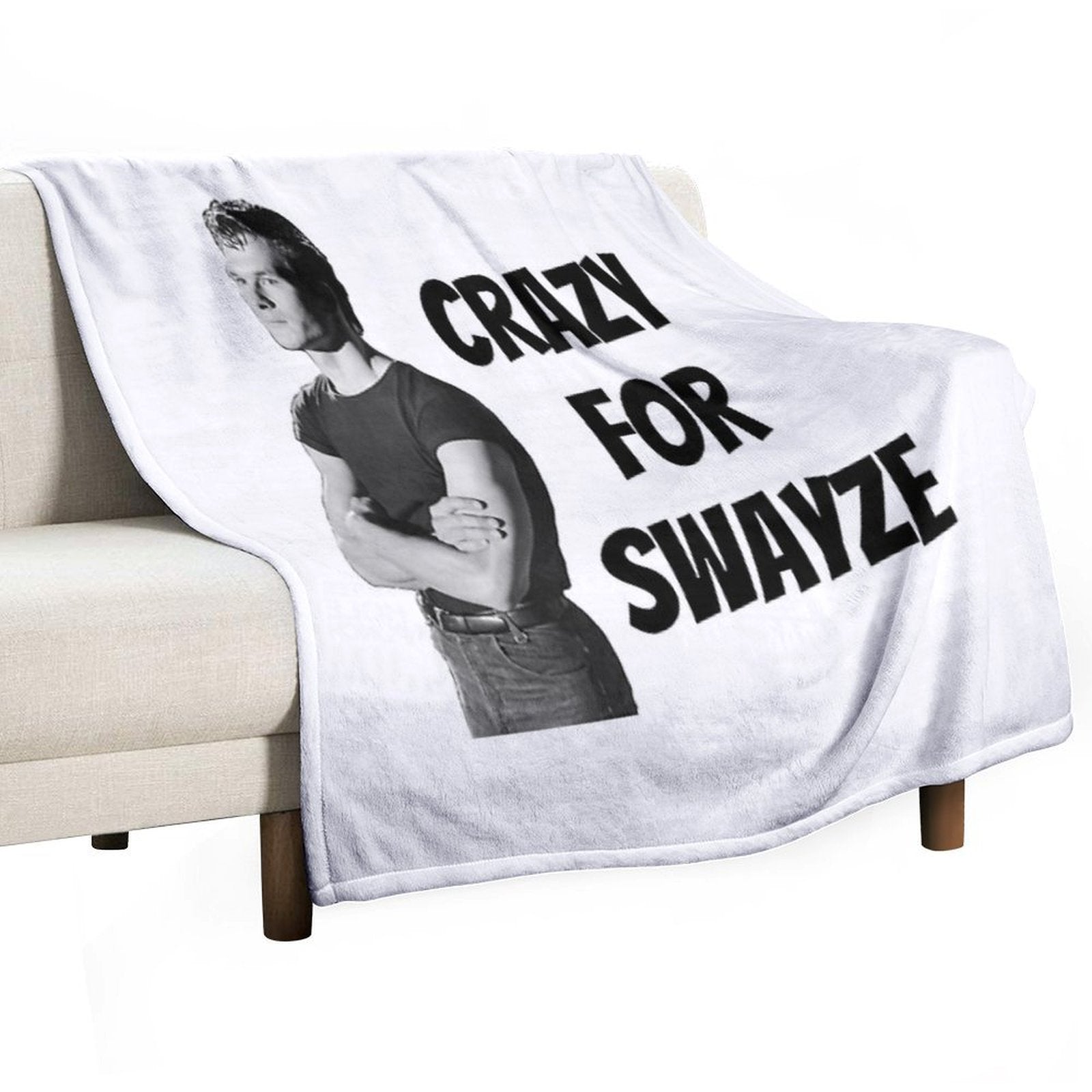 Crazy for Swayze Comfort Throw Blanket