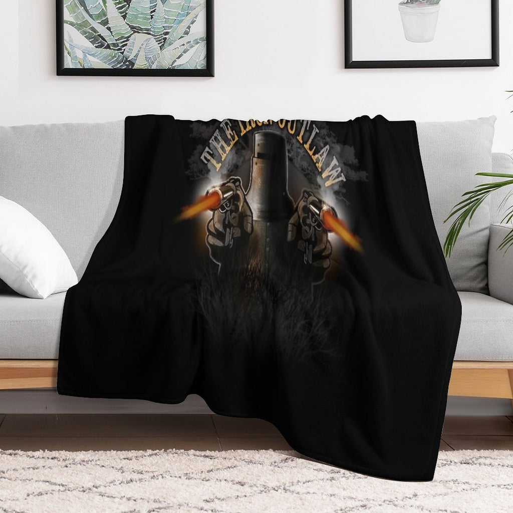 Ned Kelly Sustainable Throw Blanket