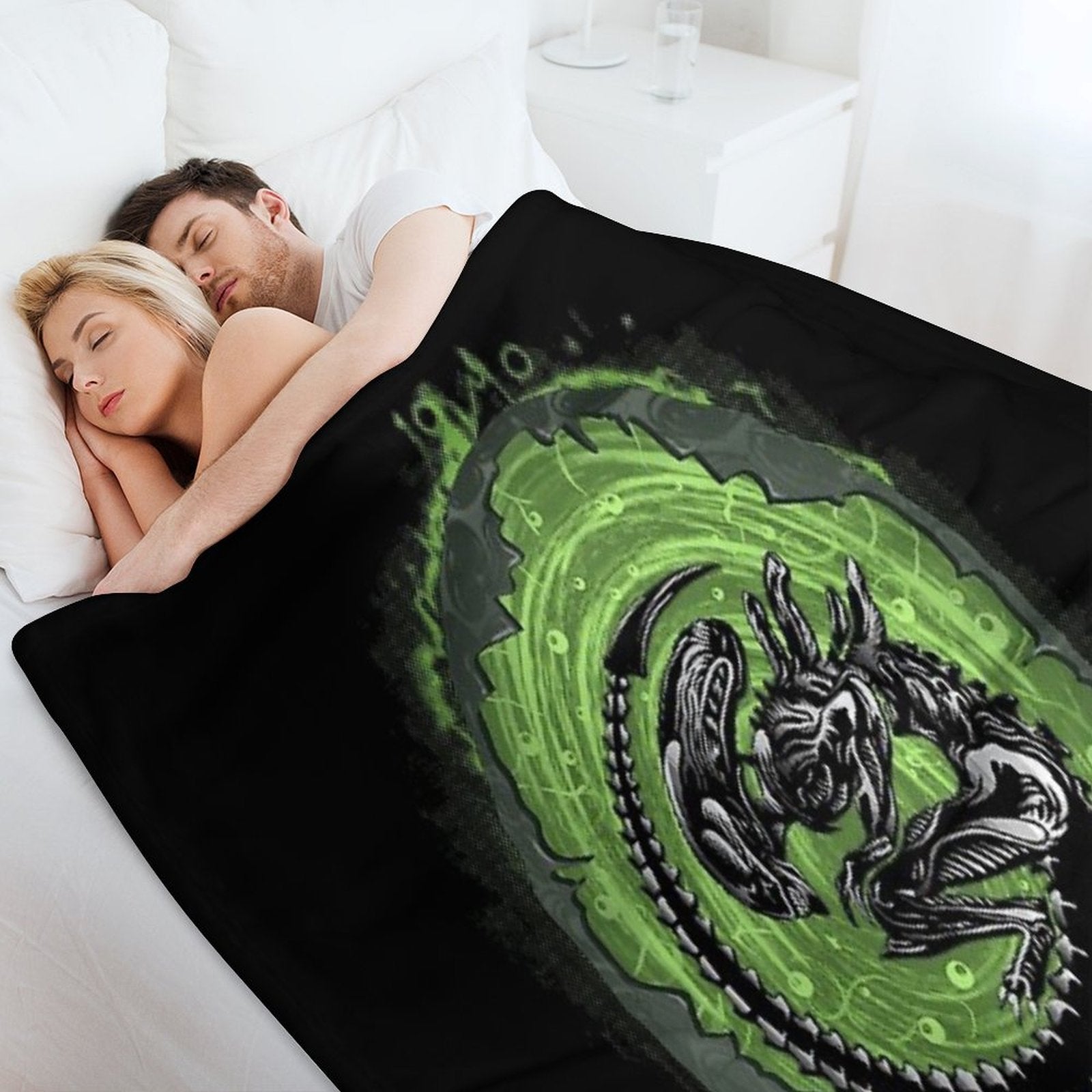 Alien Incubation Plush Throw Blanket