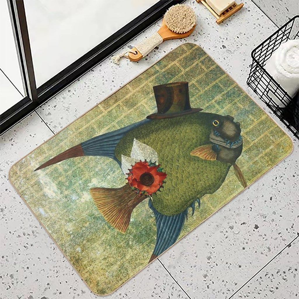 DADDY-O FISH  Easy Maintenance Bath Mat