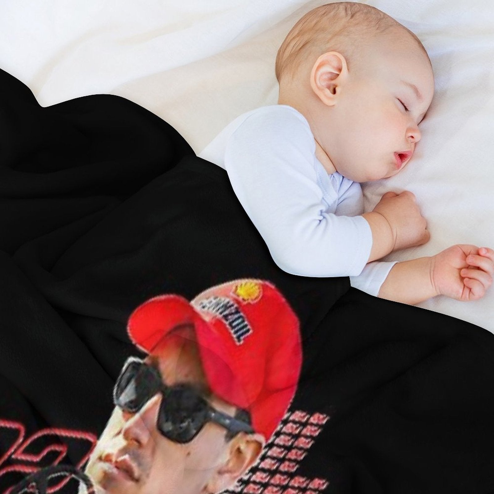 NEW Joey Logano NEXT GEN MUSTANG 2022 Graphic Classic Lightweight Throw Blanket