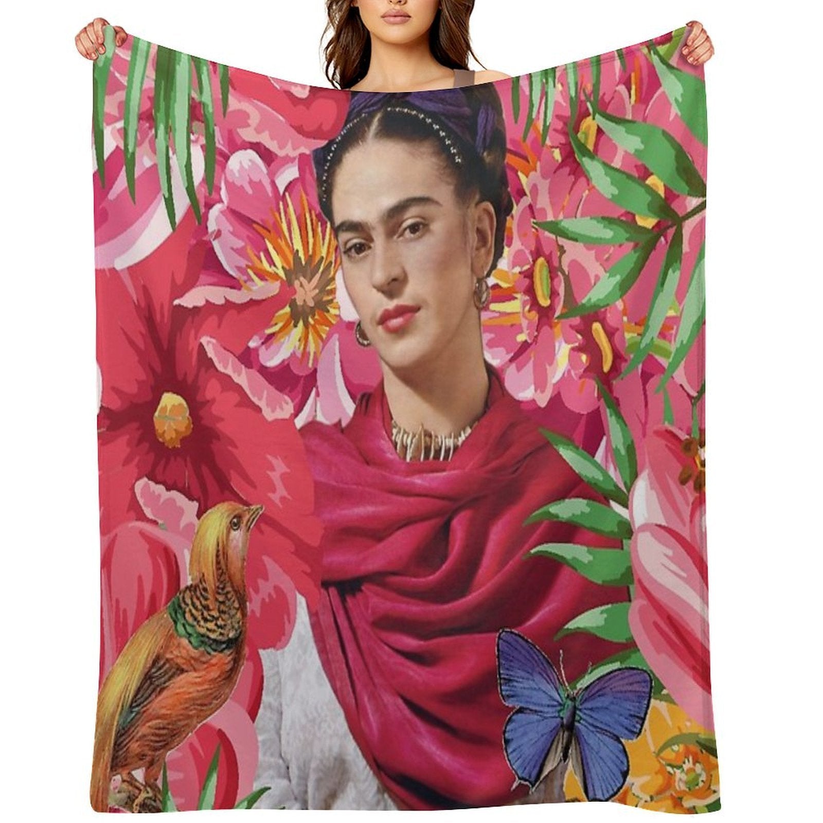 Forever Frida Kahlo Plush Throw Blanket