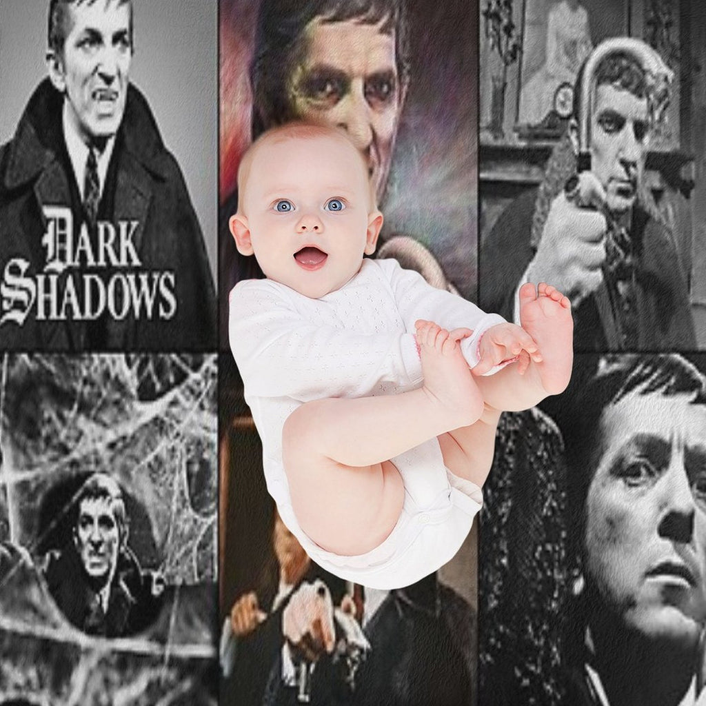 Dark Shadows TV Show Photo Collage Plush Throw Blanket