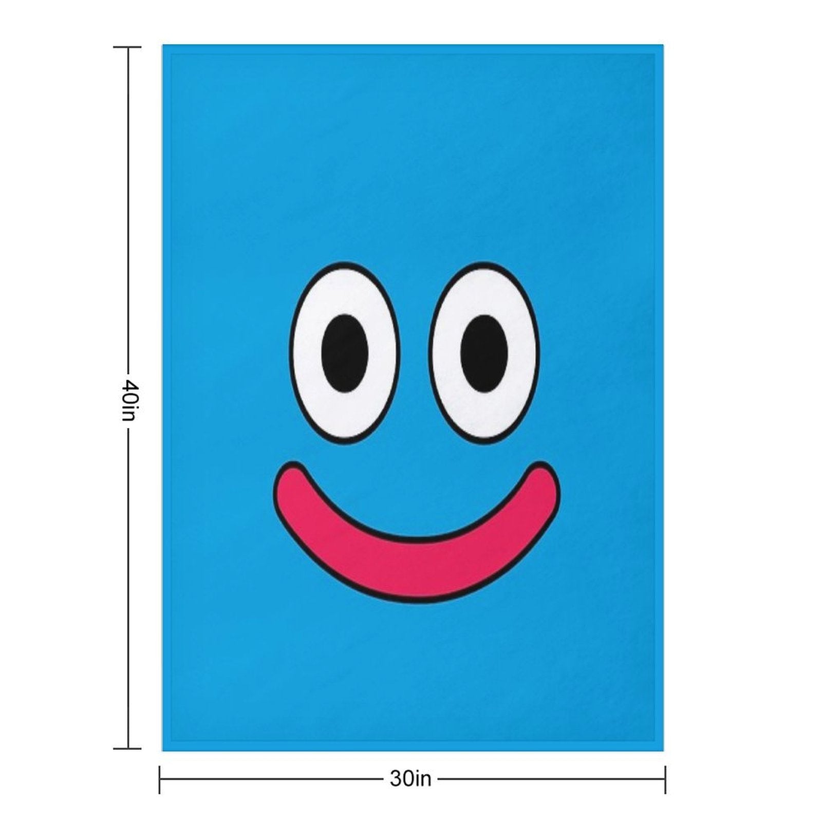 Dragon Quest Slime Velvety-soft Throw Blanket