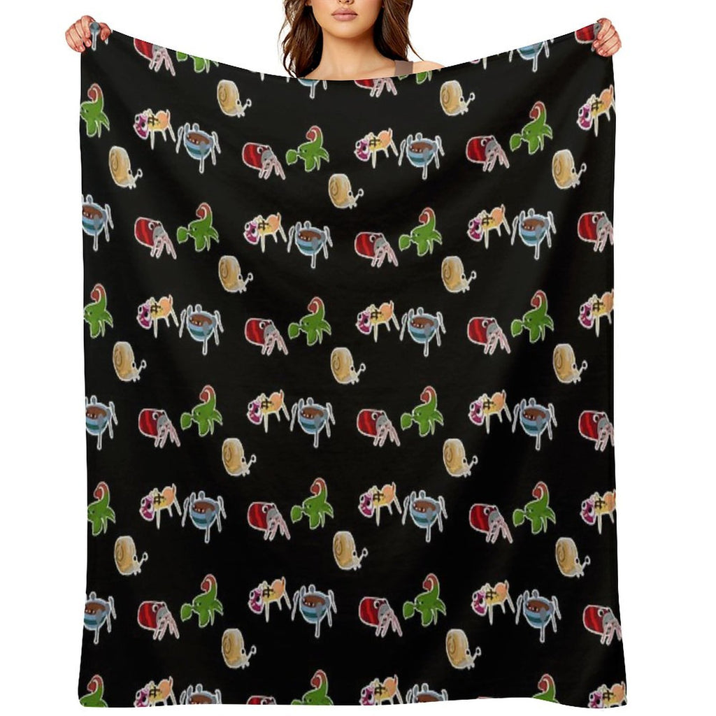 Bugsnax Best Of Bugsnax Pack For Fans Durable Throw Blanket