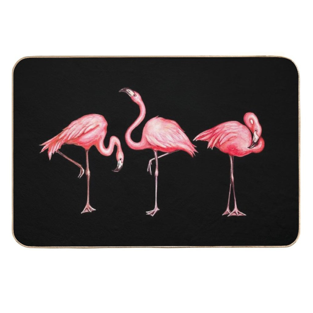 Flamingo  Easy To Clean Bath Mat
