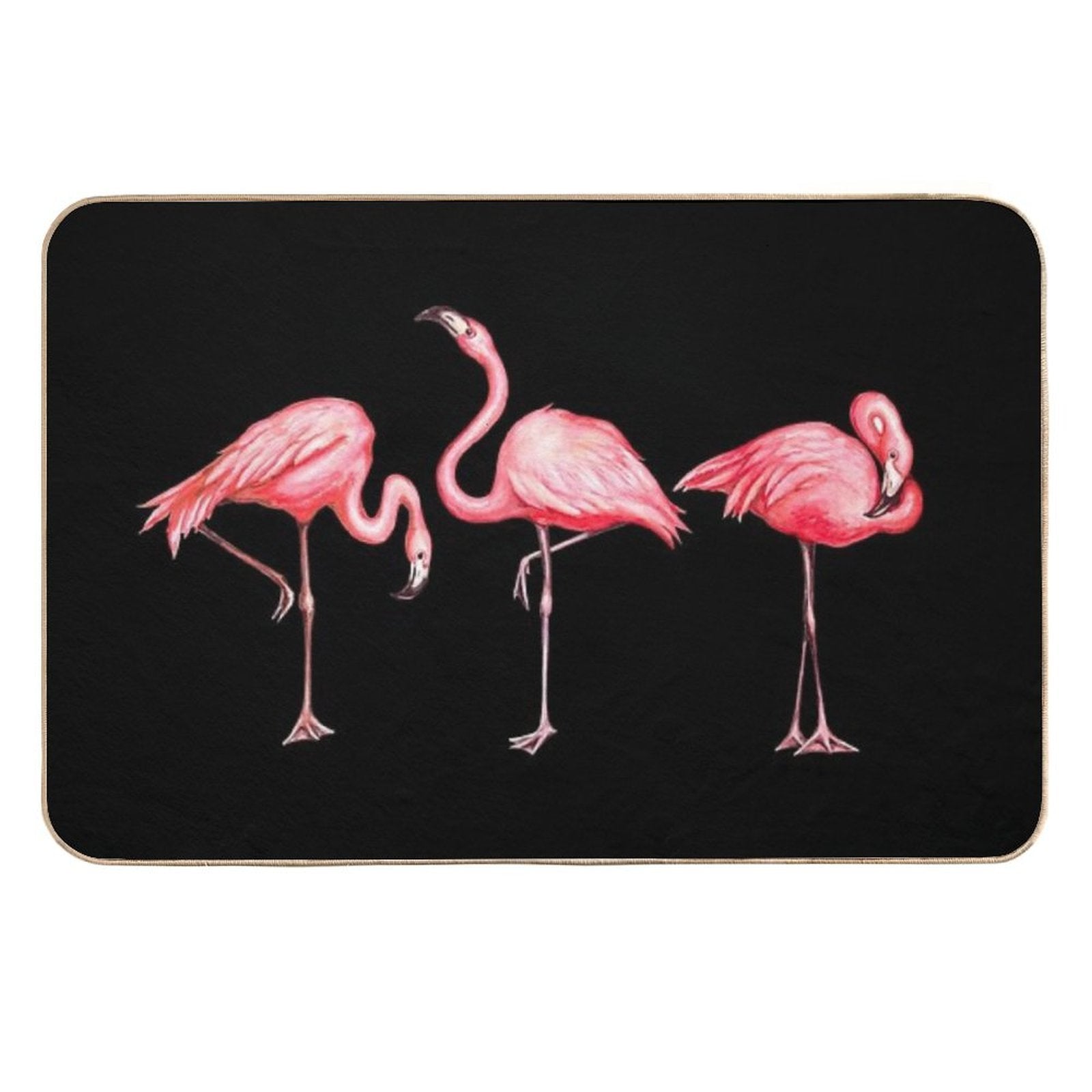 Flamingo  Easy To Clean Bath Mat
