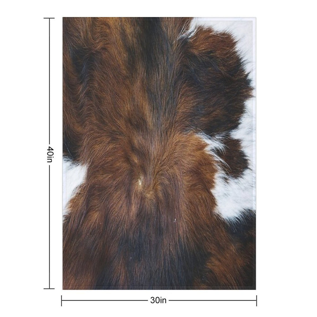 Cowprint Art (photograph, Smooth Print) Multi-functional Throw Blanket