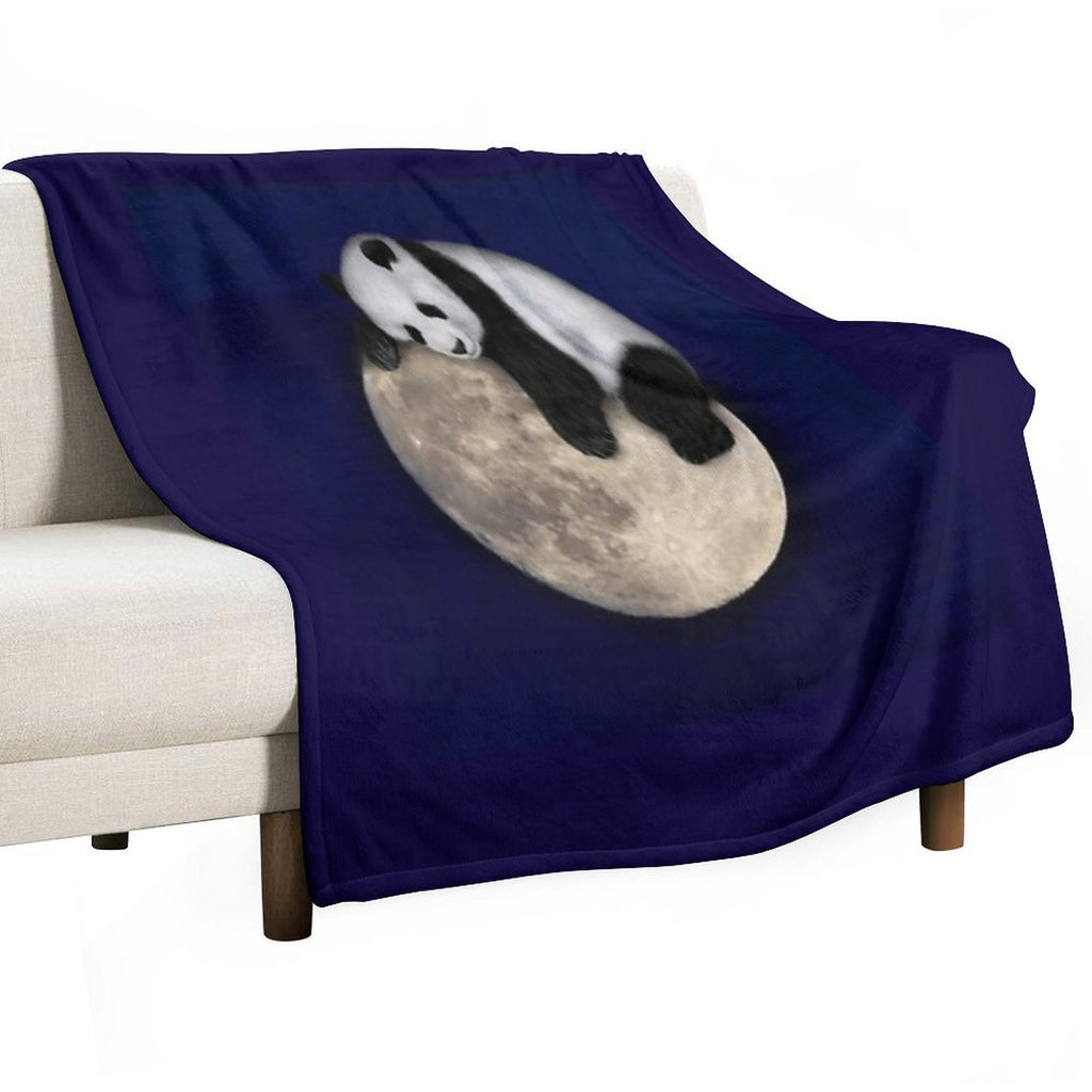 Sleeping on The Moon All-season Throw Blanket