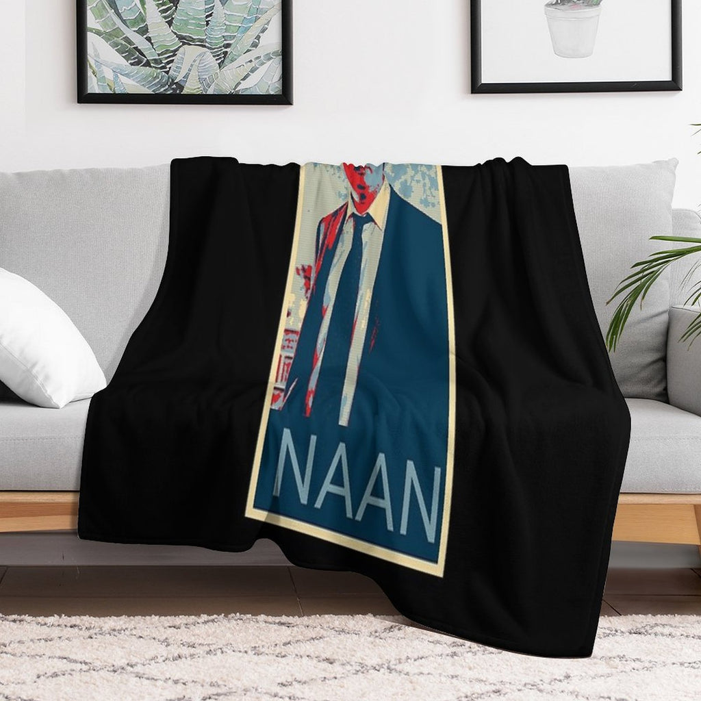 Peep Show Mark Four Naan Poster Poster Sustainable Throw Blanket