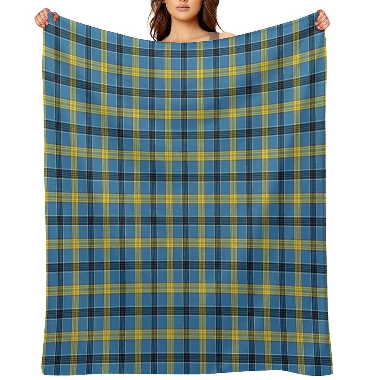 Clan Laing Tartan Gift-ready Throw Blanket