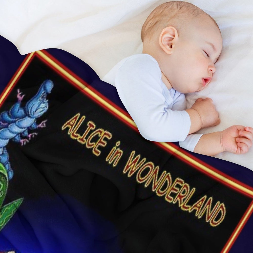 ALICE IN WONDERLAND  Cartoon Modern Print Shrink-resistant Throw Blanket