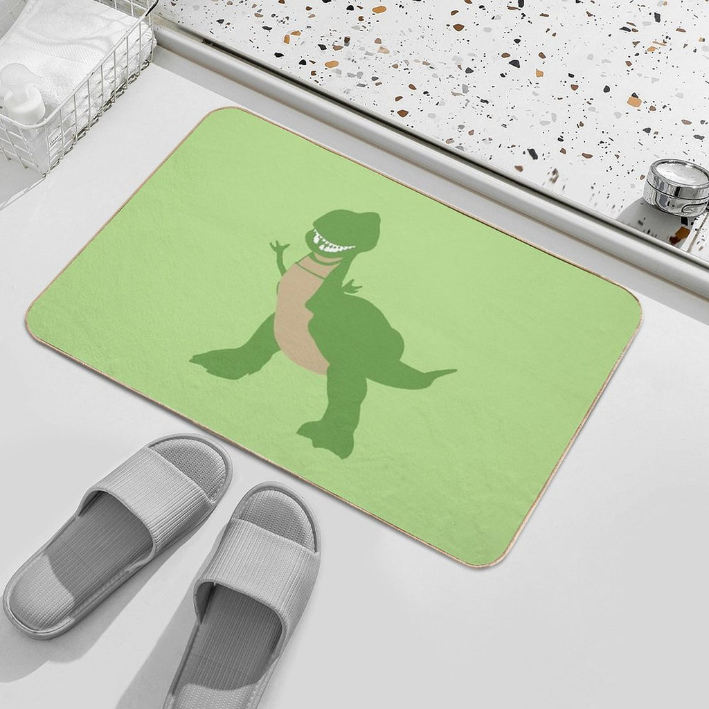 Happy Dinosaur  Versatile Bath Mat