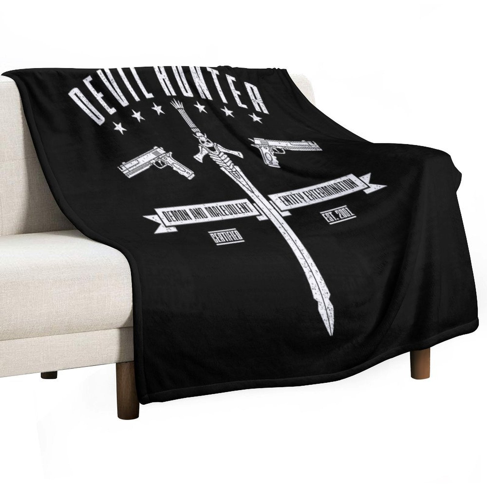 Devil May Cry Sustainable Throw Blanket