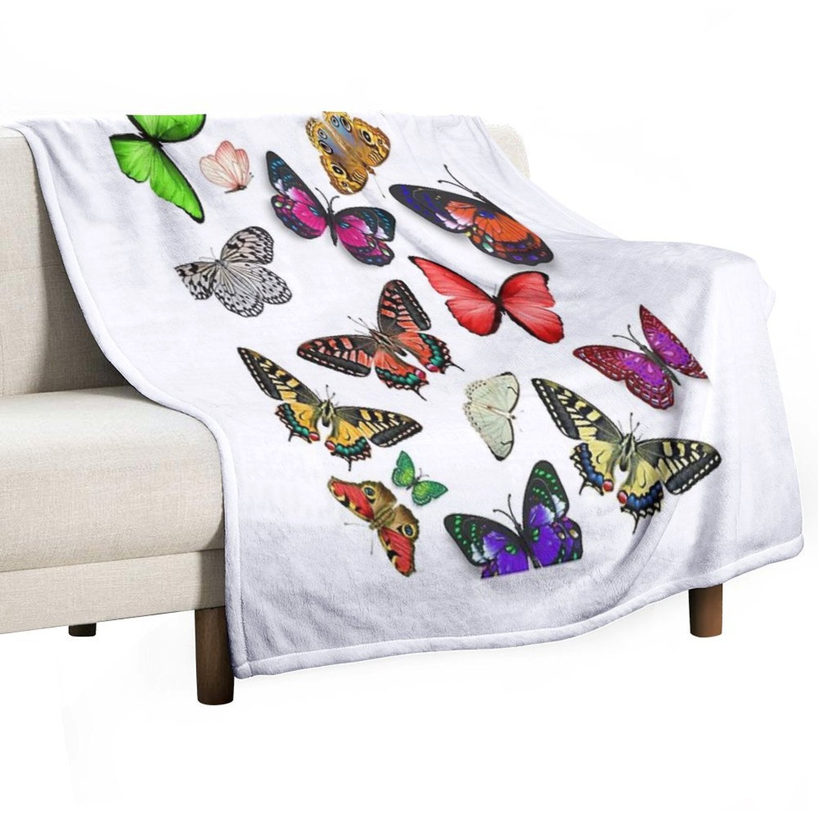 Mix Butterflies Versatility Throw Blanket