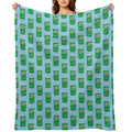 Milo Chocolate Powder Quick-dry Throw Blanket
