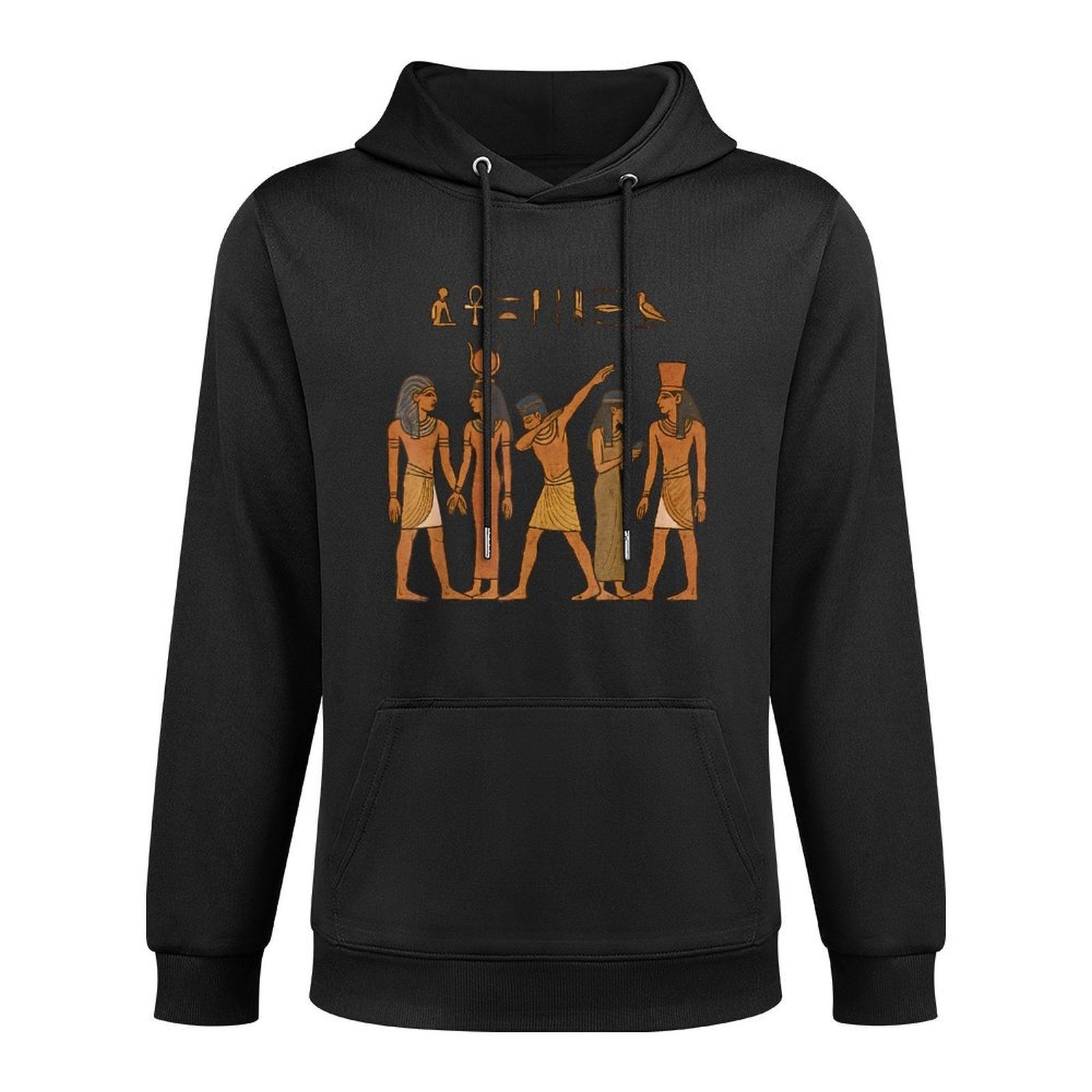 Ancient Egypt Meme Dabbing Funny Pharaoh Hieroglyphic Mobile All-Day Comfort Hoodie