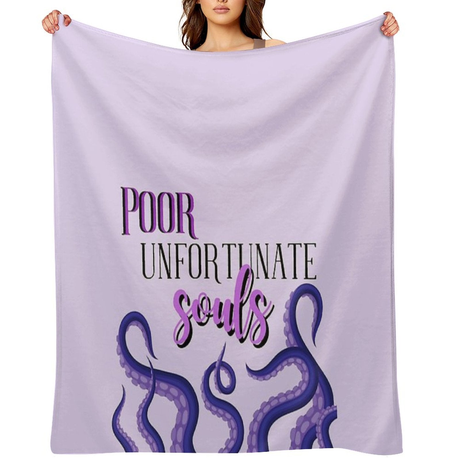 Poor Unfortunate Souls Shrink-resistant Throw Blanket