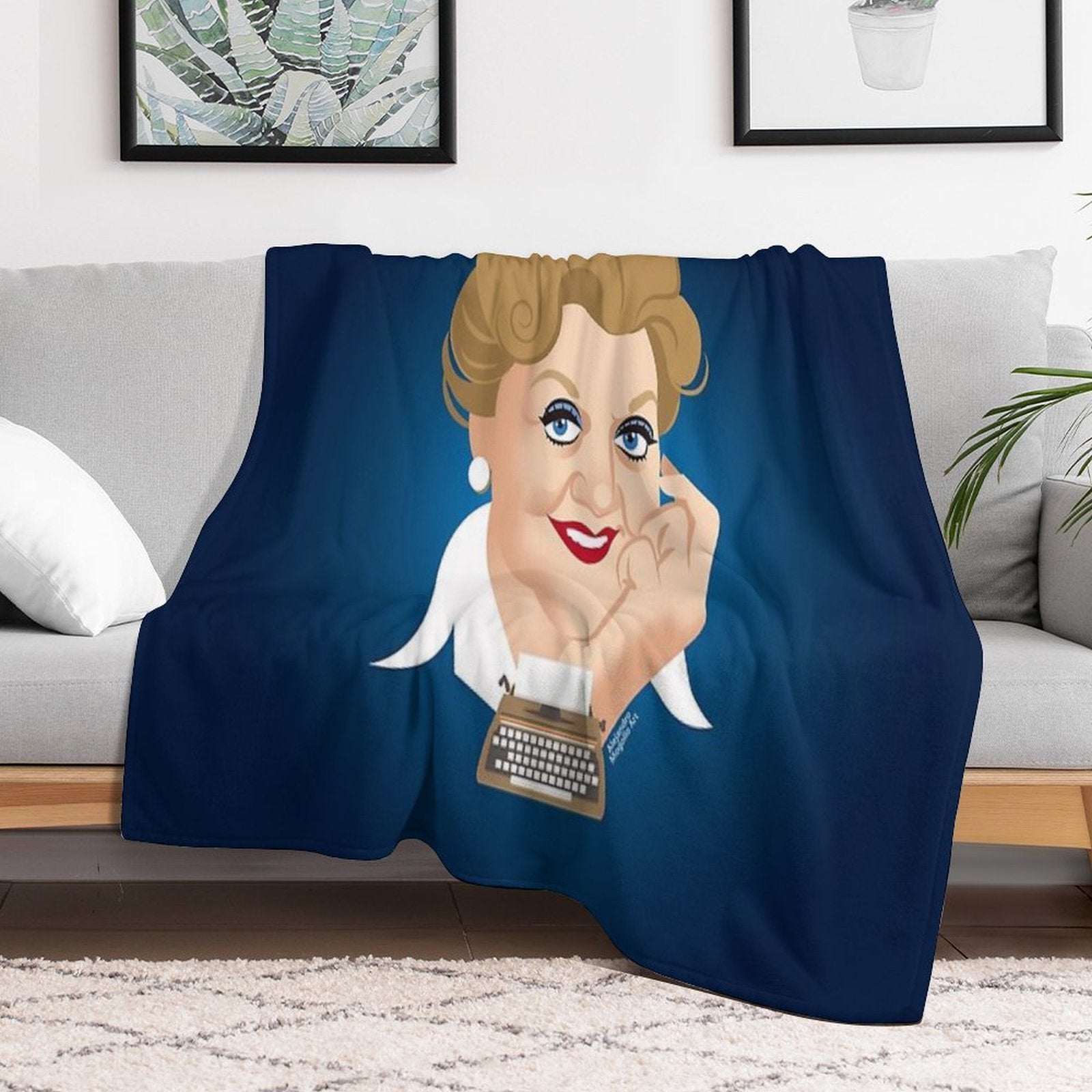 Murder Machine-washable Throw Blanket