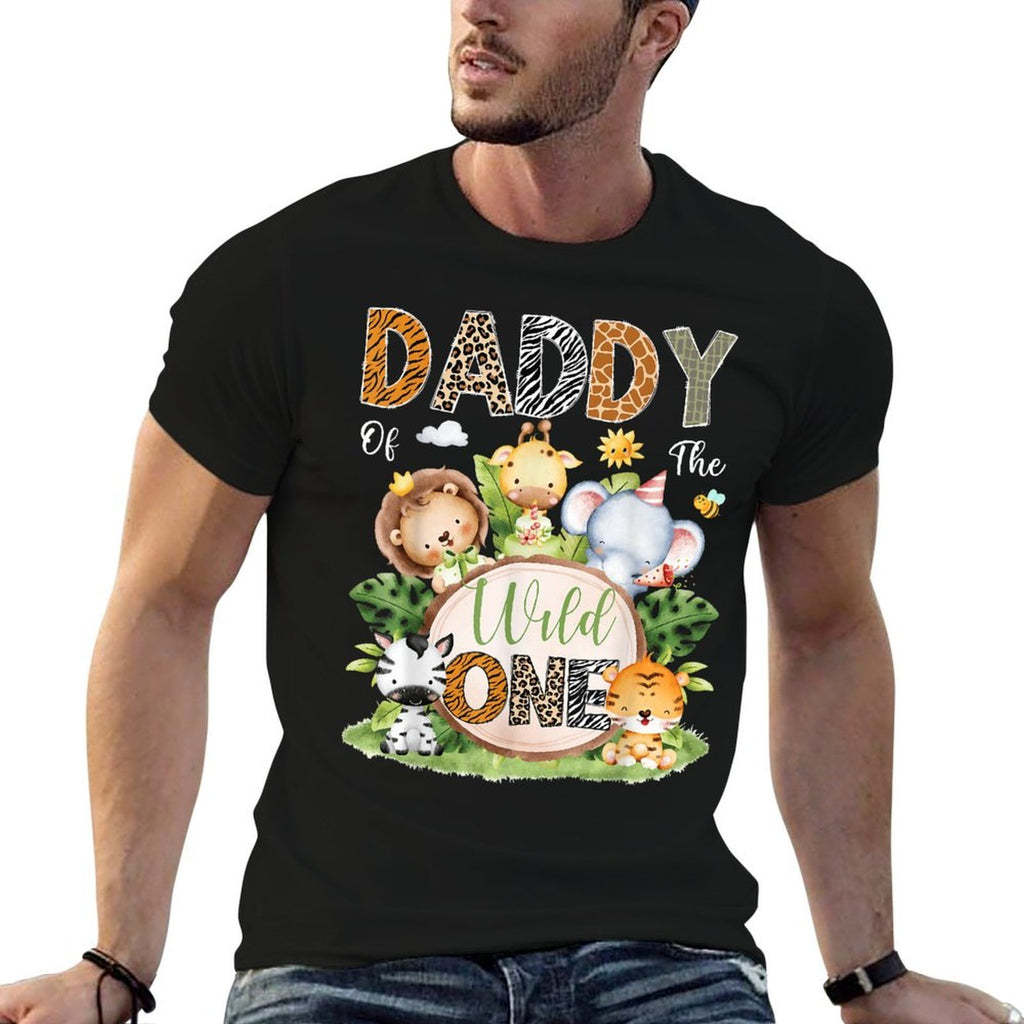 Daddy Of The Wild One 1St Birthday Kids Safari Jungle  Classic T-Shirt