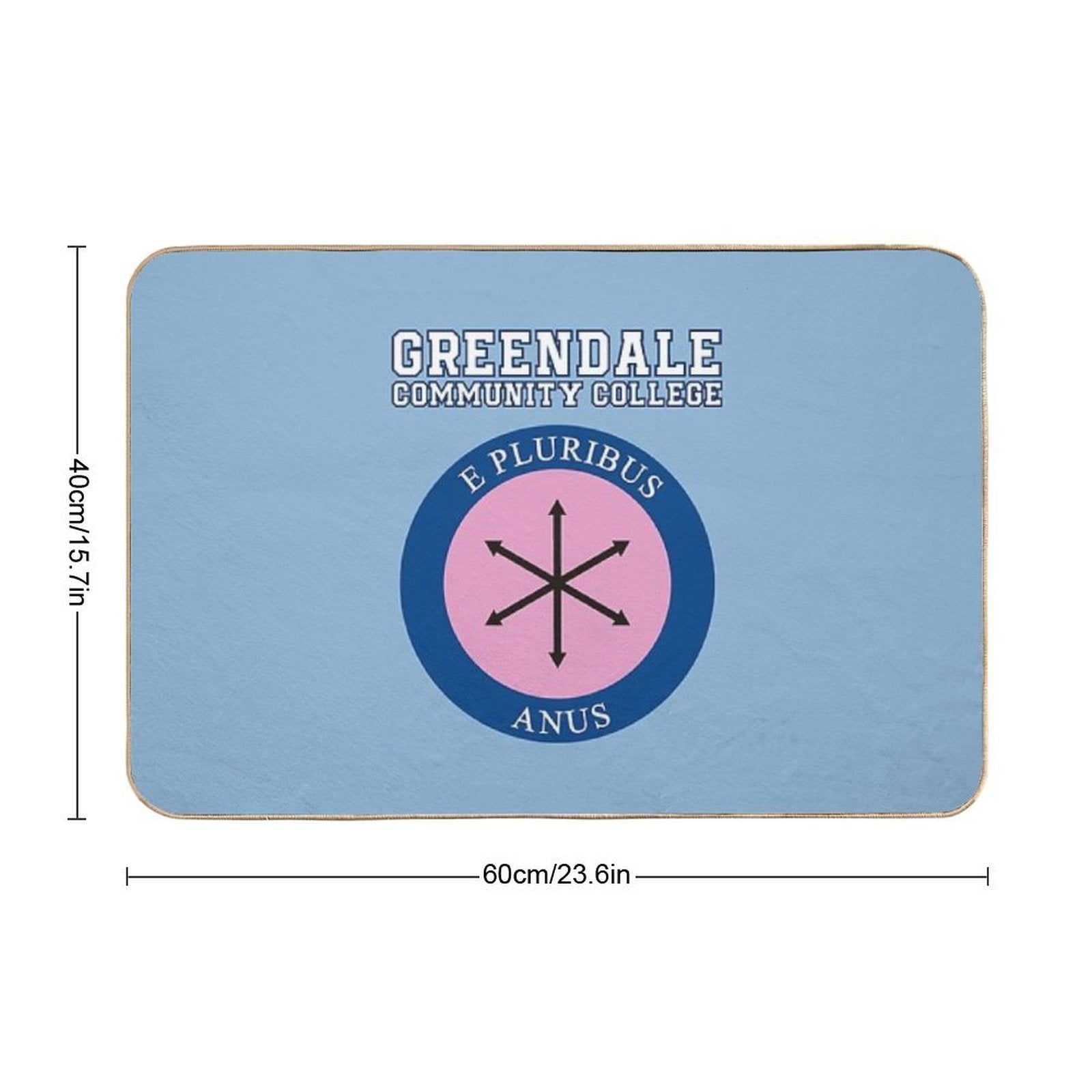 E Pluribus Anus  Easy Maintenance Bath Mat