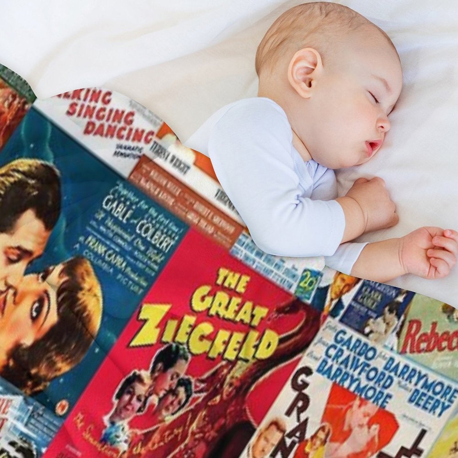 Classic Movie Posters from First 20 Best Picture Winners Premium Throw Blanket