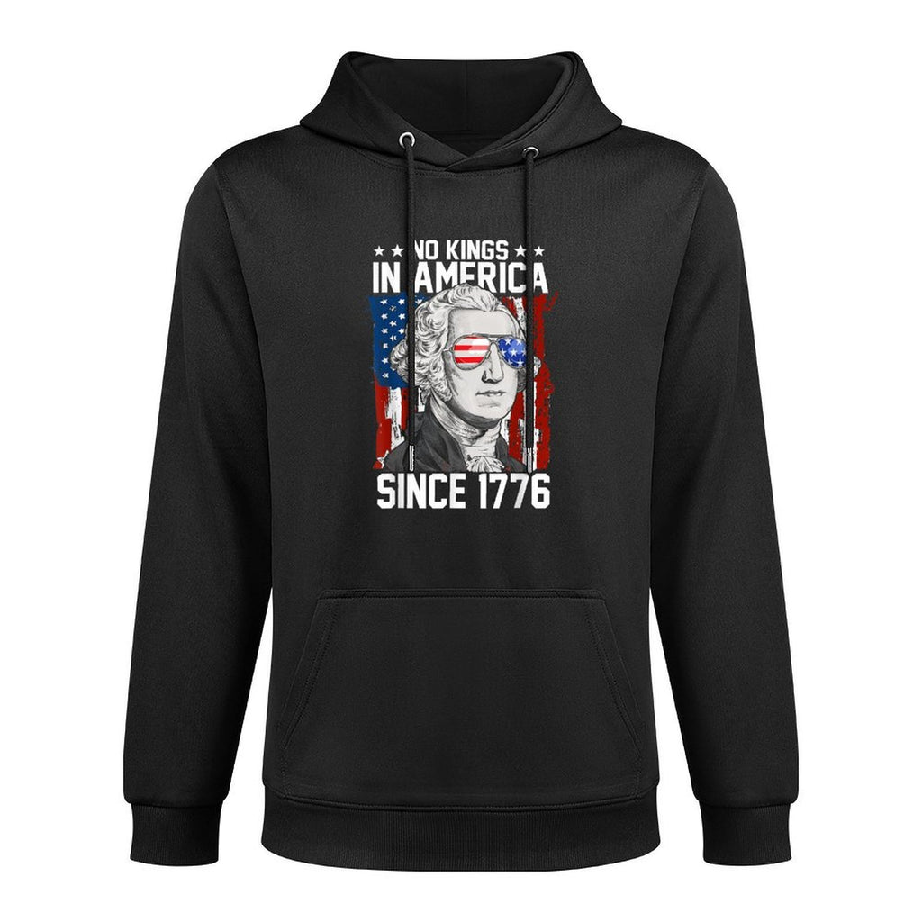 No Kings In America Since 1776 America Layering Staple Hoodie