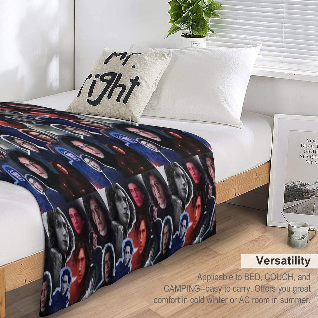 Adam Driver As BenKylo Collage Edit Anti-pilling Throw Blanket