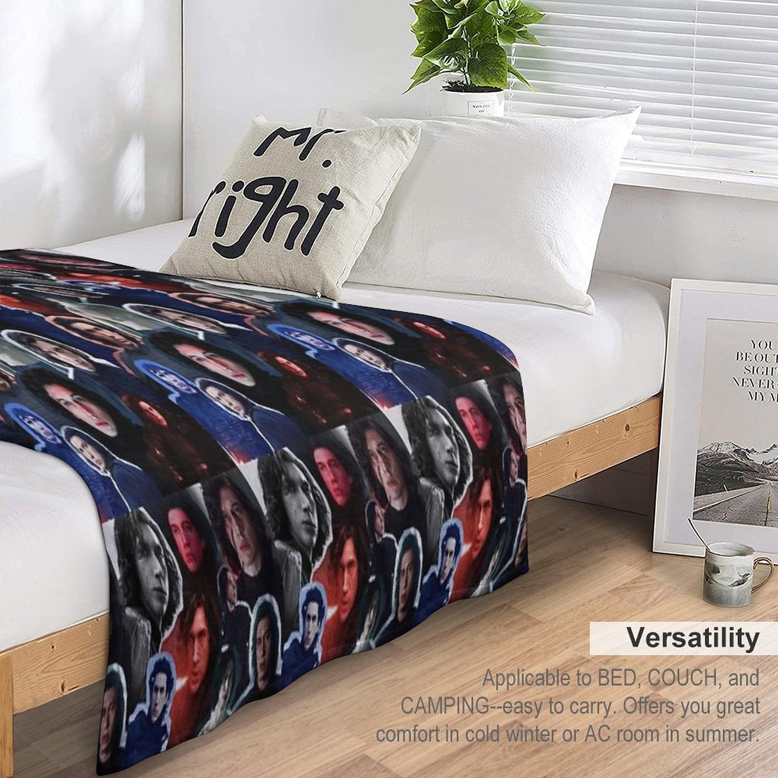Adam Driver As BenKylo Collage Edit Anti-pilling Throw Blanket