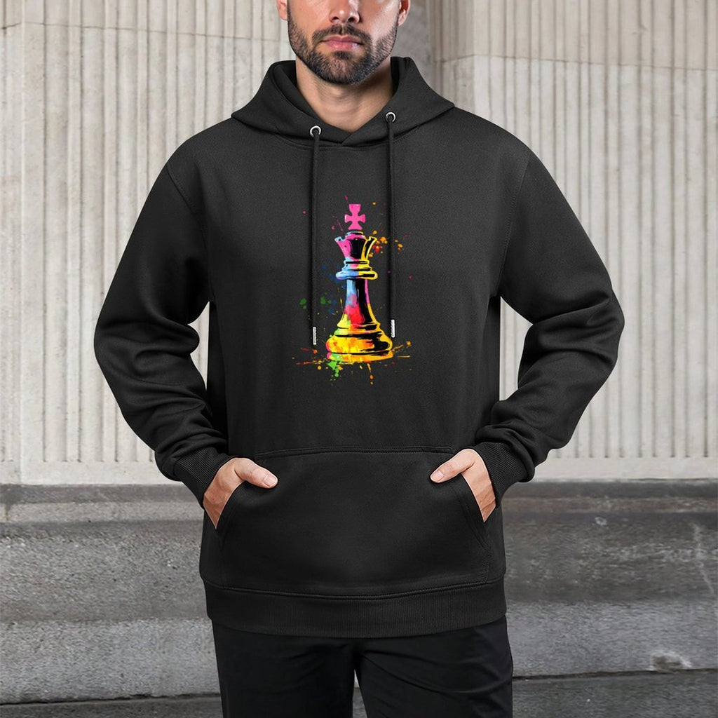 Colorful Chess Piece Chess Player All-Day Comfort Hoodie