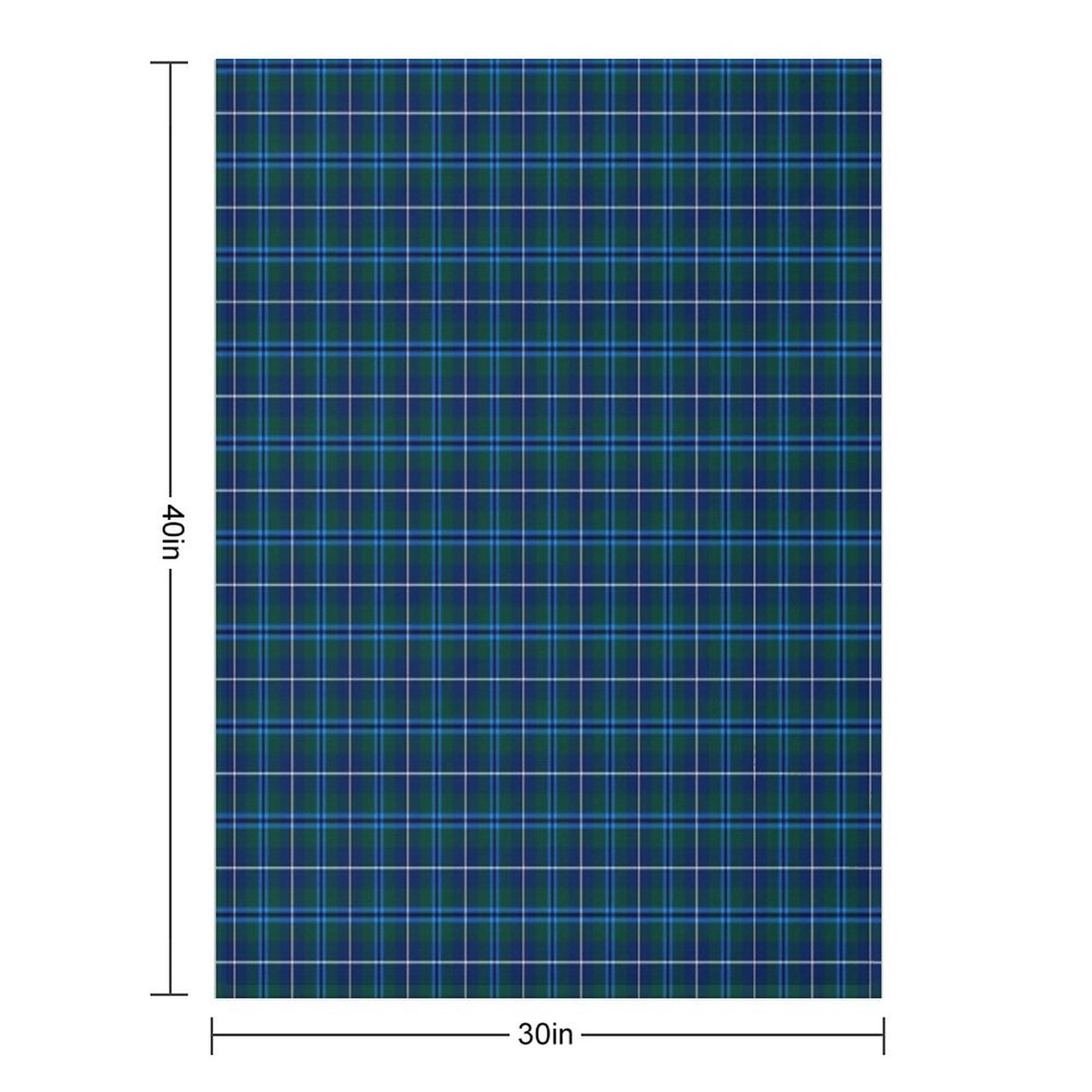 Clan Douglas Tartan Premium Throw Blanket