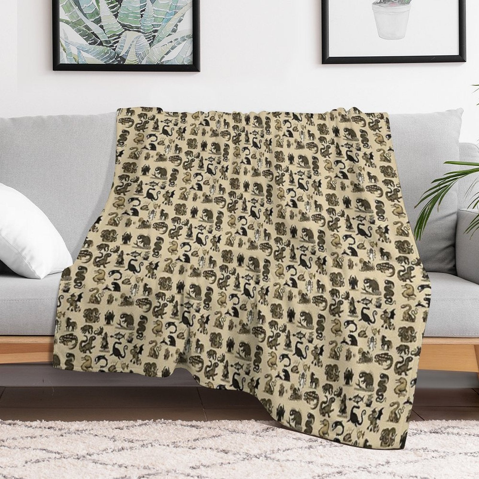 Sea Monsters Collection Comfort Throw Blanket