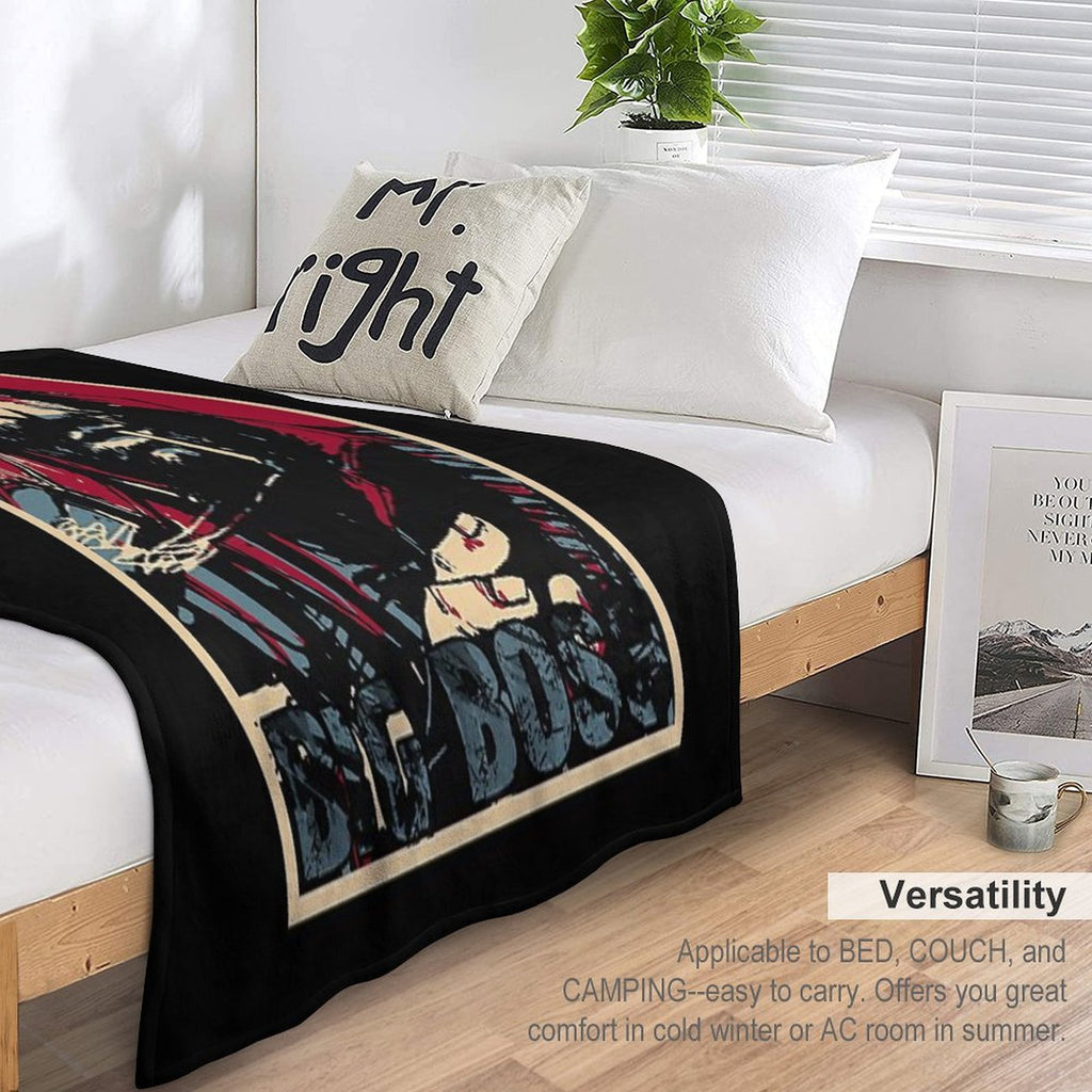 Metal Gear Solid Big Boss Multi-functional Throw Blanket
