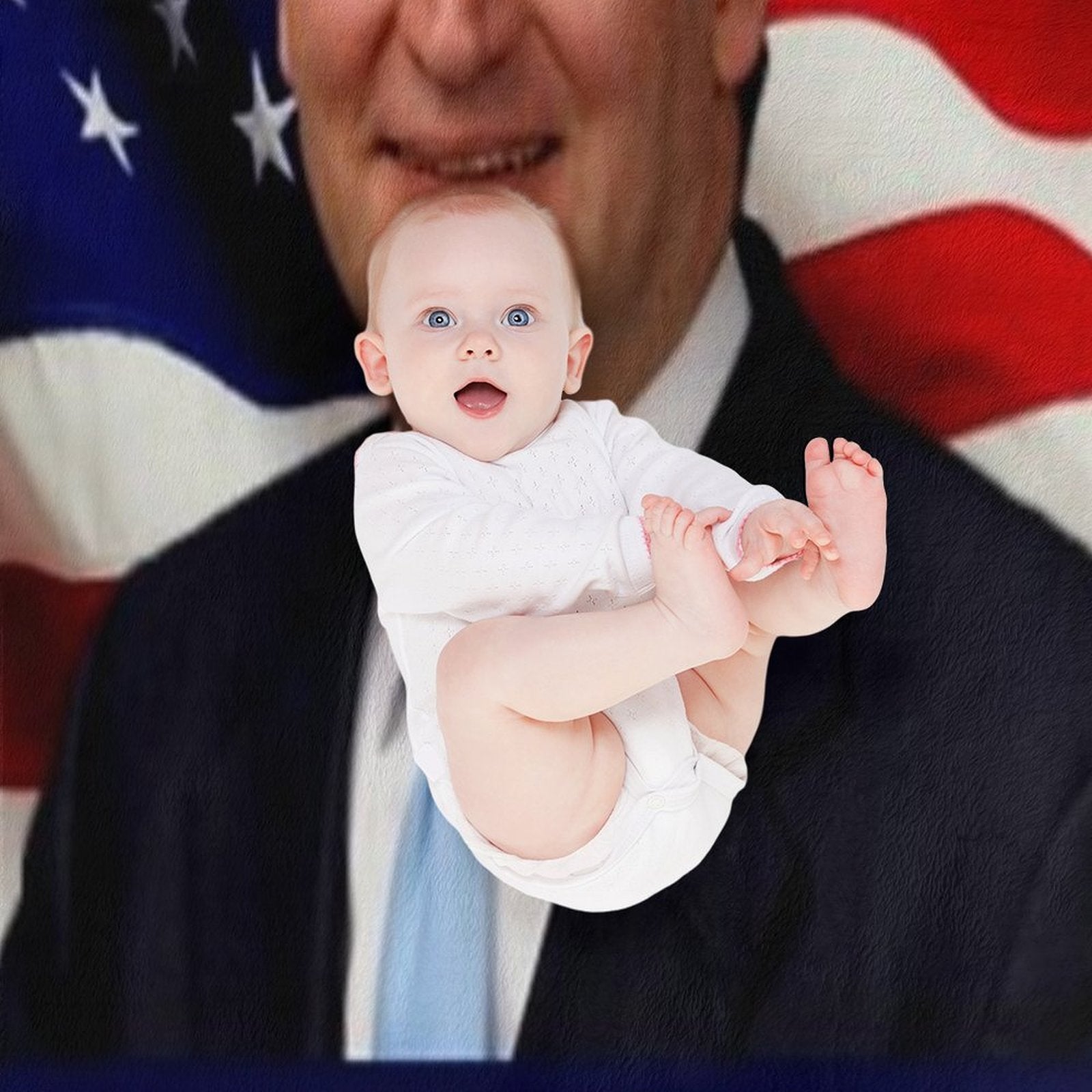 This Man Ate My Son Sustainable Throw Blanket