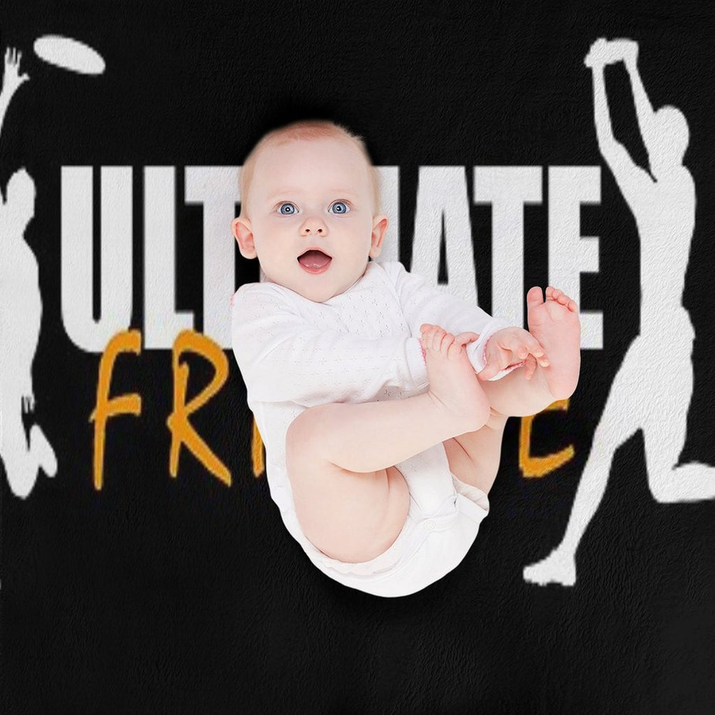 Ultimate Frisbee - Player Jump Catch Quick-dry Throw Blanket