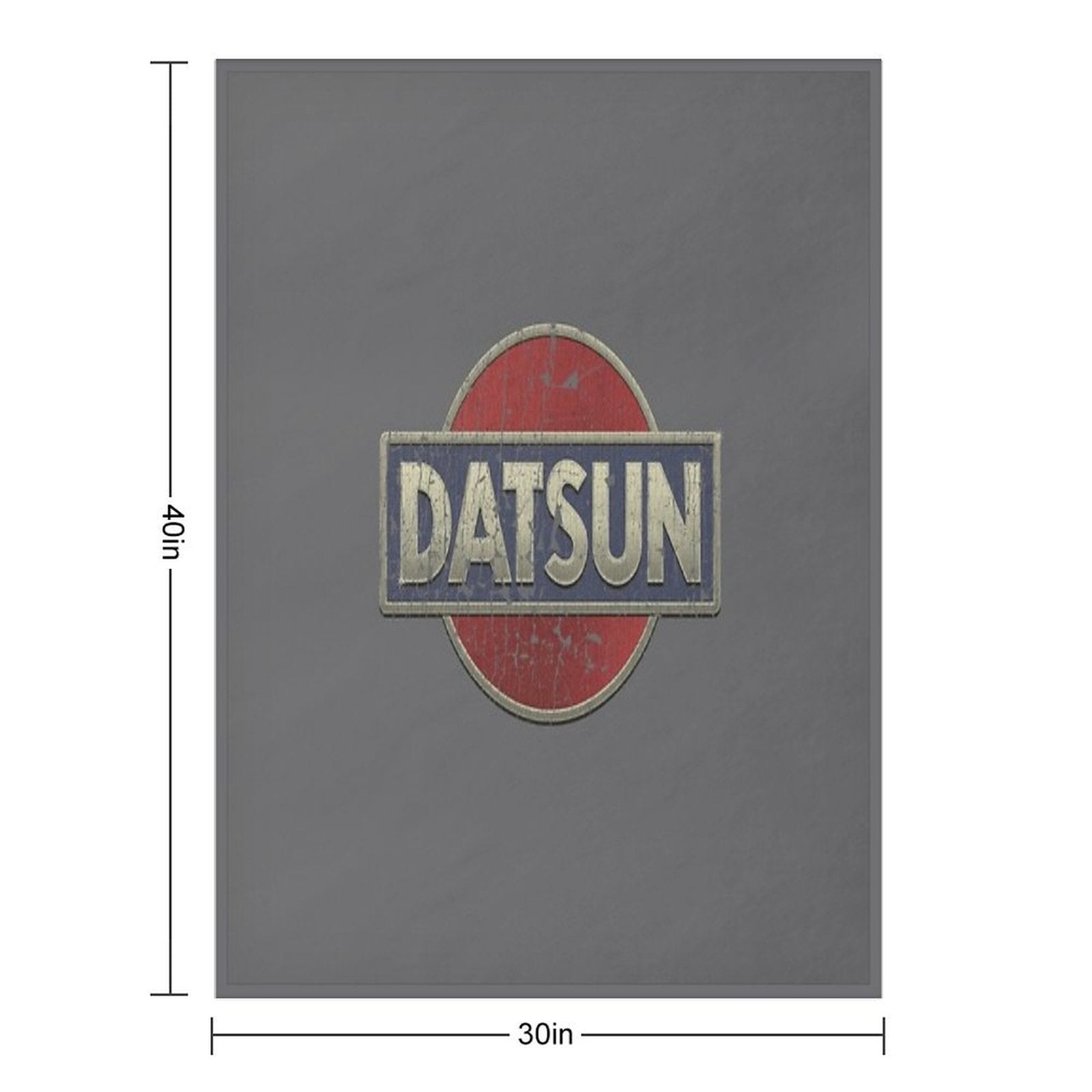 Datsun Rising Sun Shrink-resistant Throw Blanket