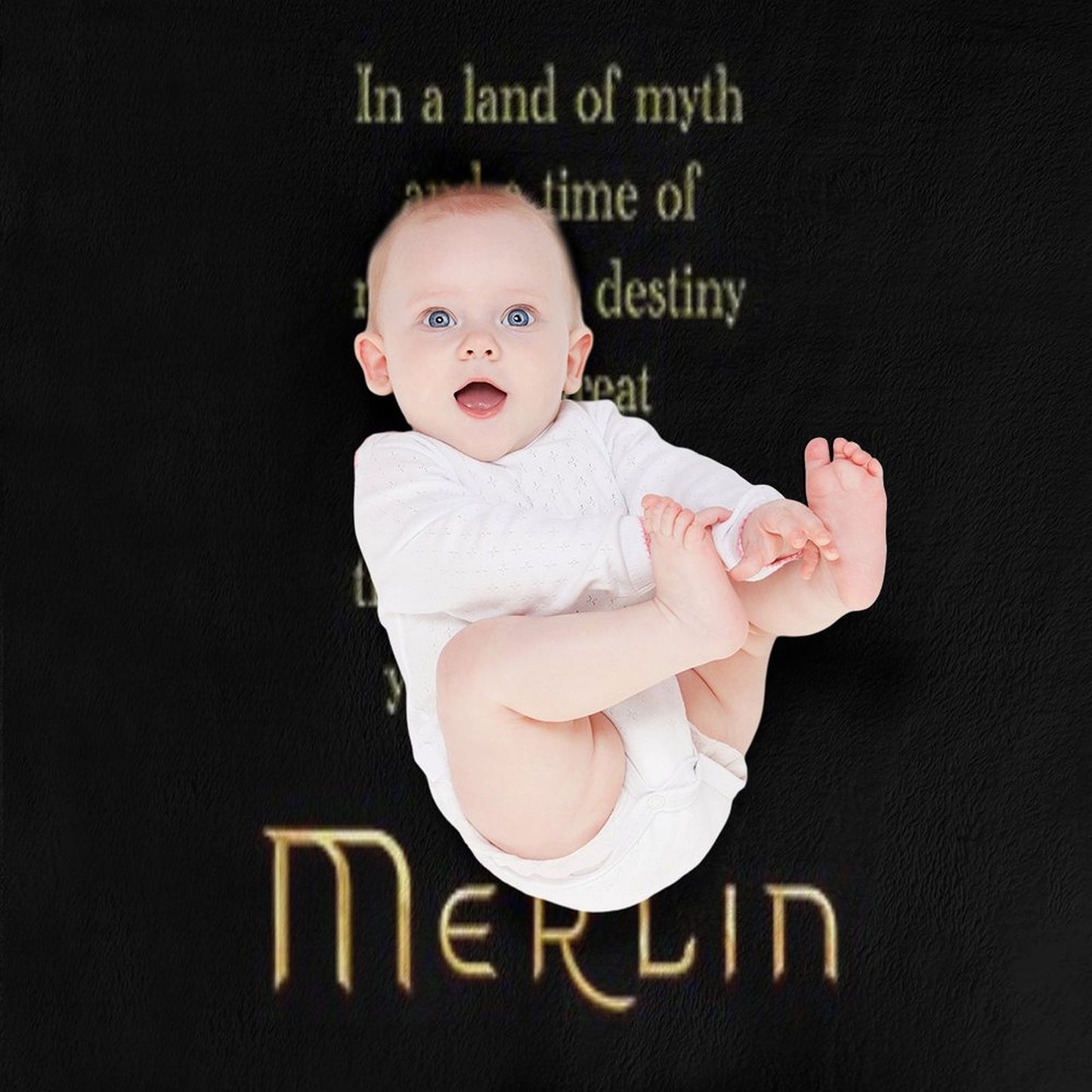 Merlin Intro Velvety-soft Throw Blanket