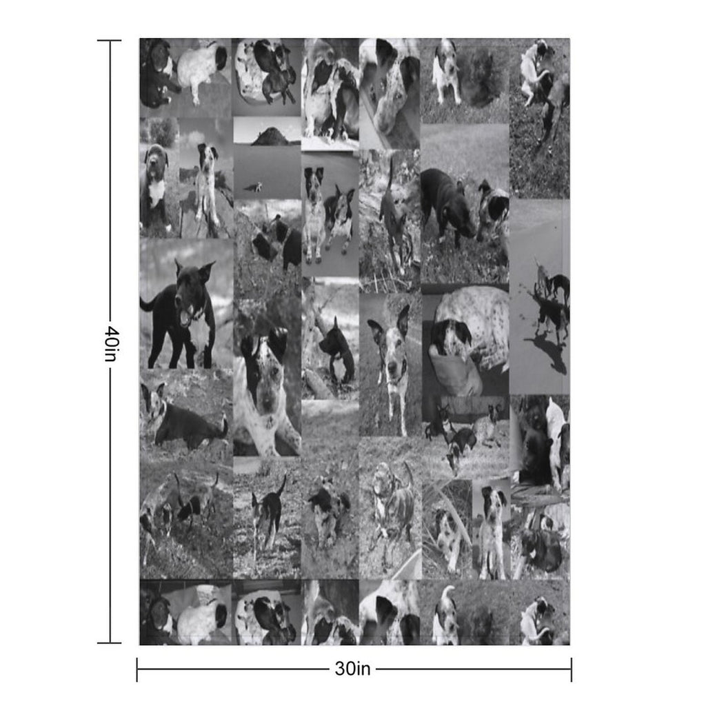 Too Many Puppies Blanket Shrink-resistant Throw Blanket