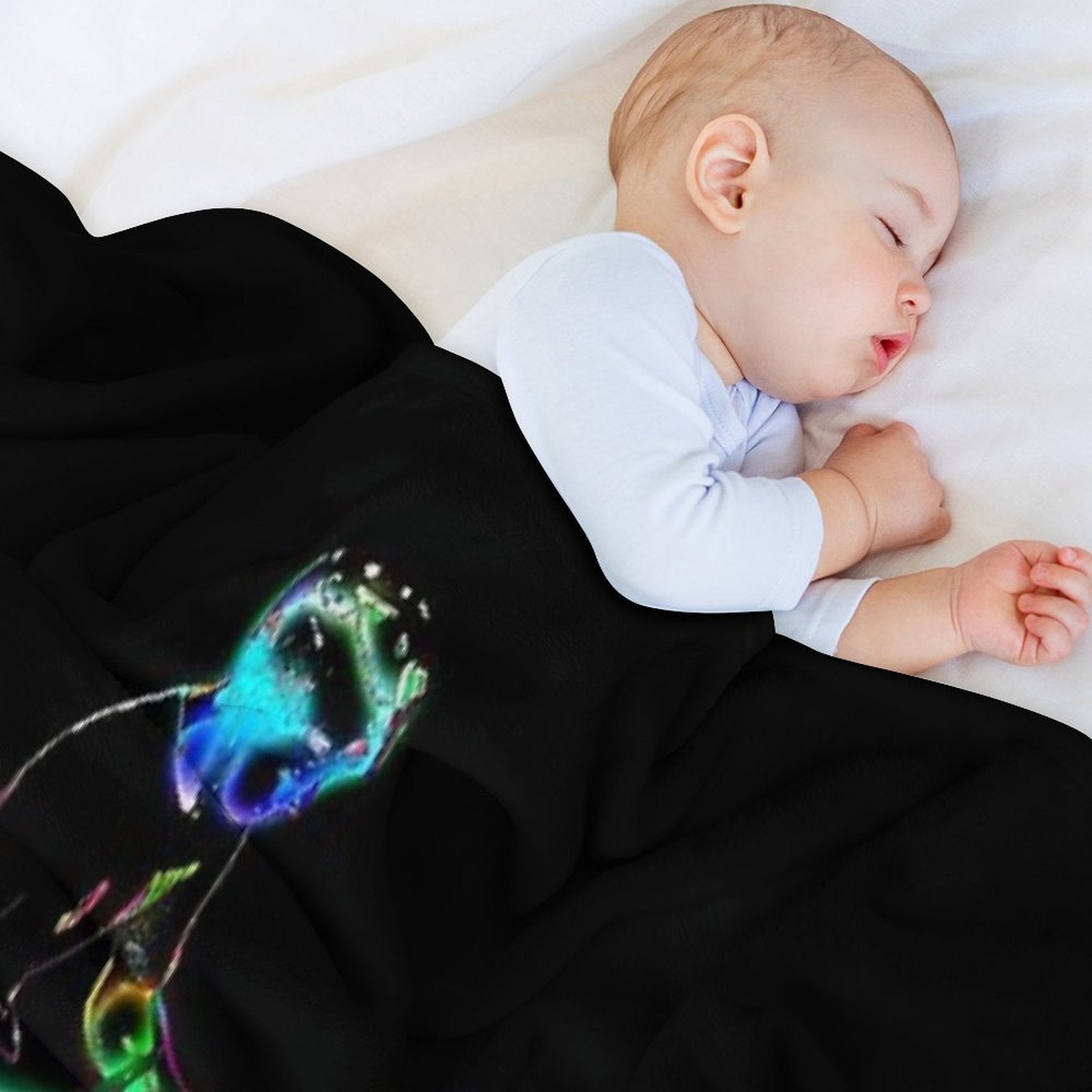 Puddle Jumping - Scooter Boy Travel-friendly Throw Blanket