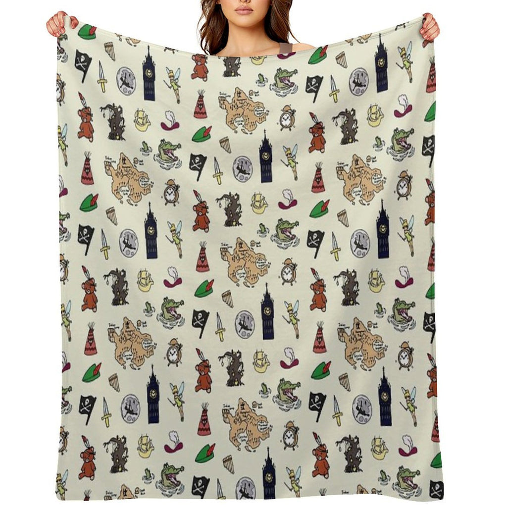 Peter Pan Gift-ready Throw Blanket