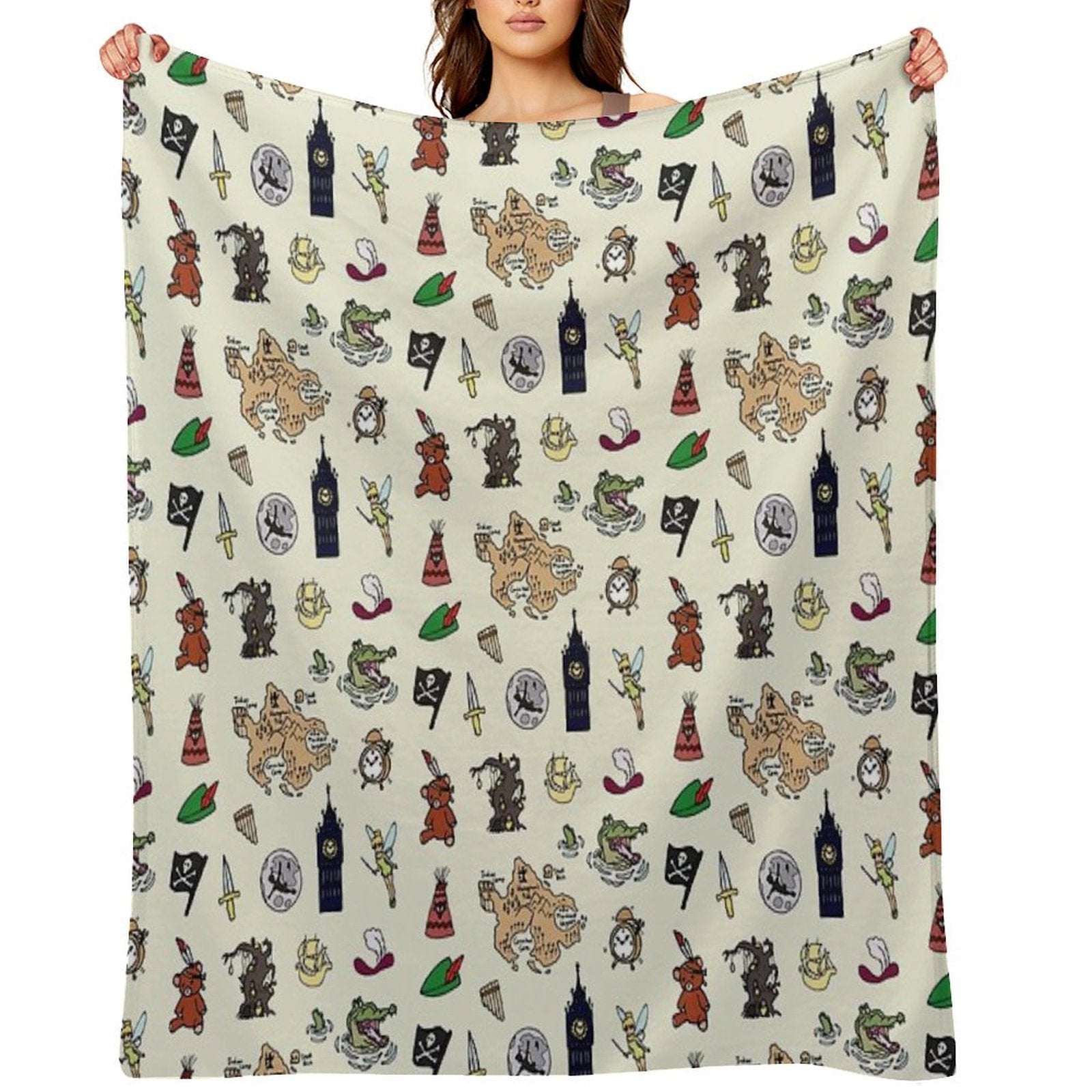 Peter Pan Gift-ready Throw Blanket