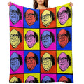 Danny DeVito Pop Art Velvety-soft Throw Blanket