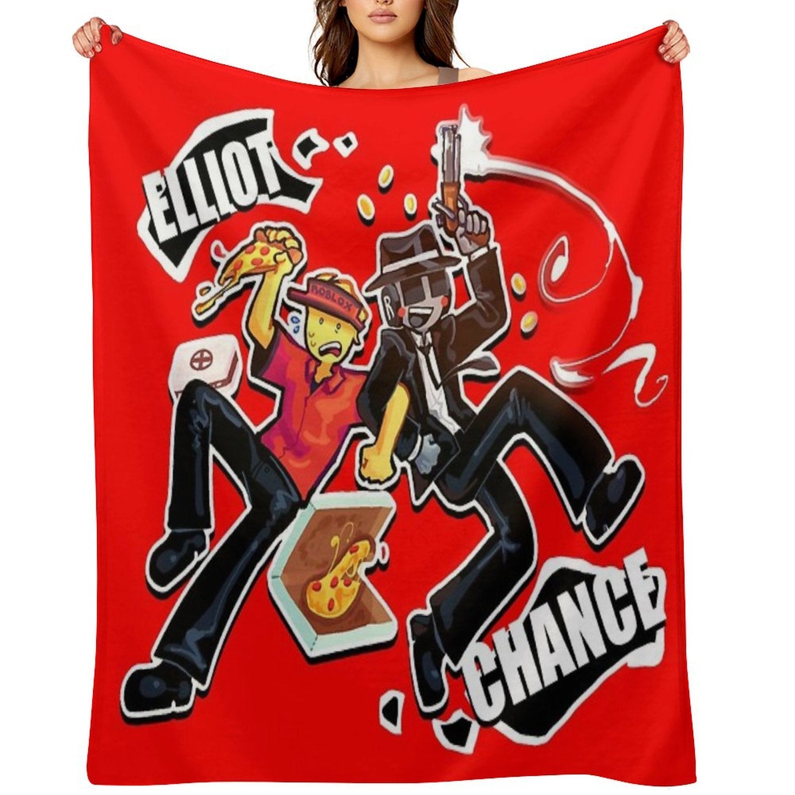 Forsaken  PARTNERS IN CRIME Sustainable Throw Blanket