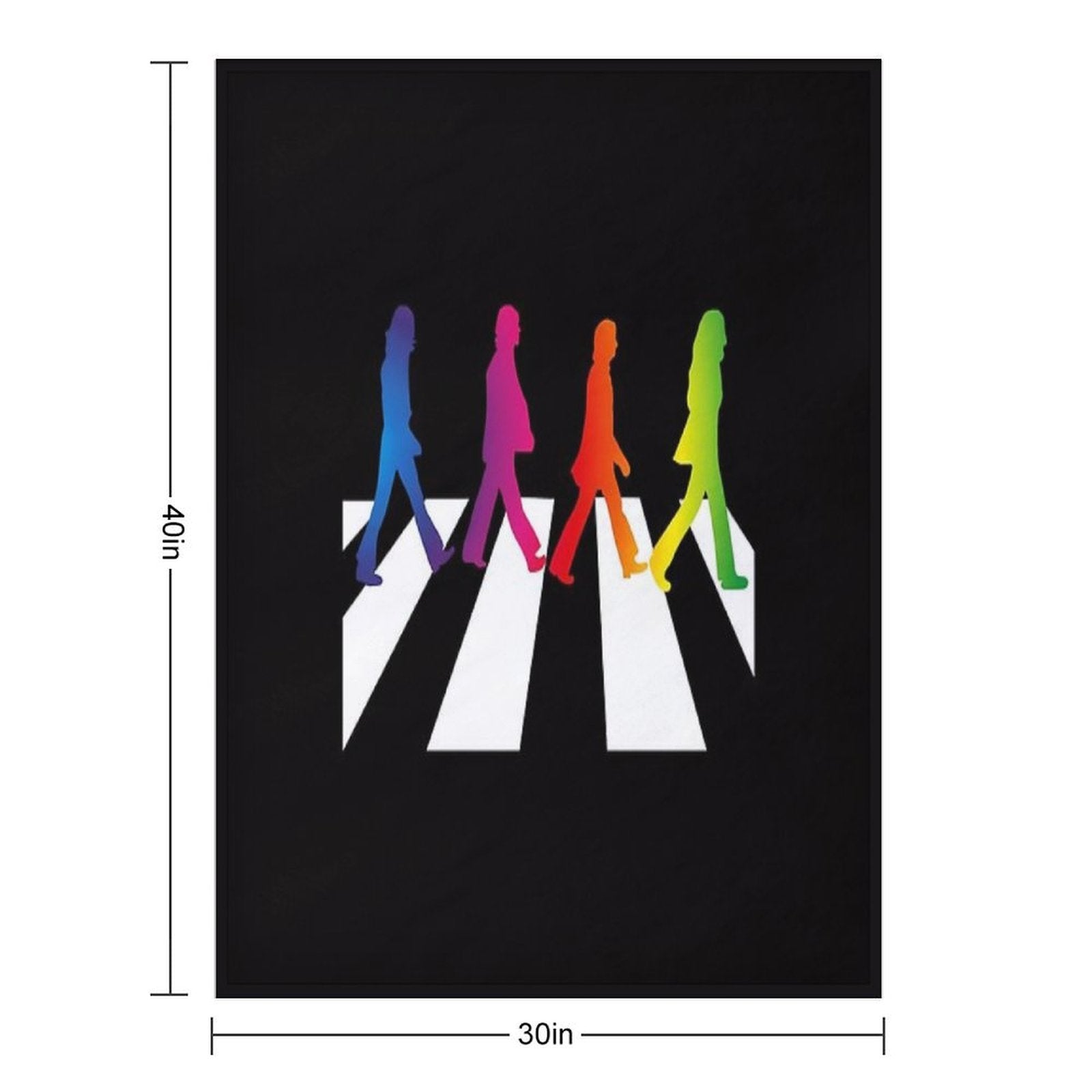 Logo Beatles Travel-friendly Throw Blanket