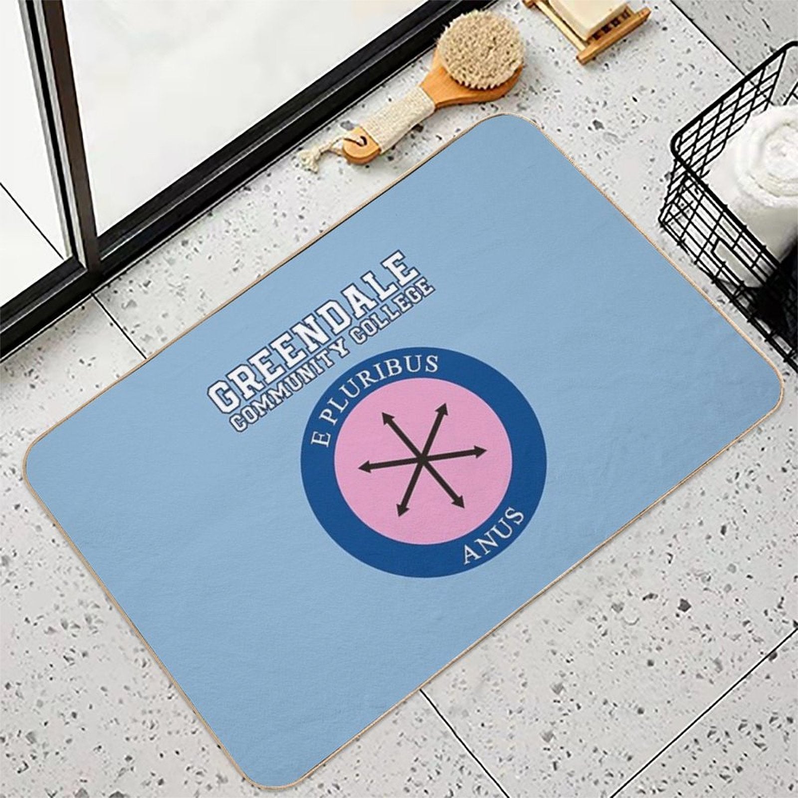 E Pluribus Anus  Easy Maintenance Bath Mat