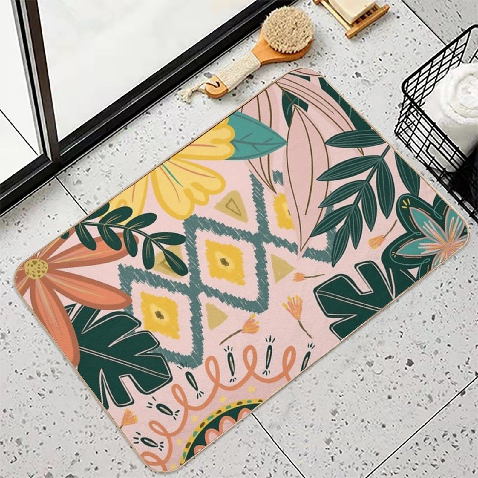 BOHO  Rapid-Drying Bath Mat