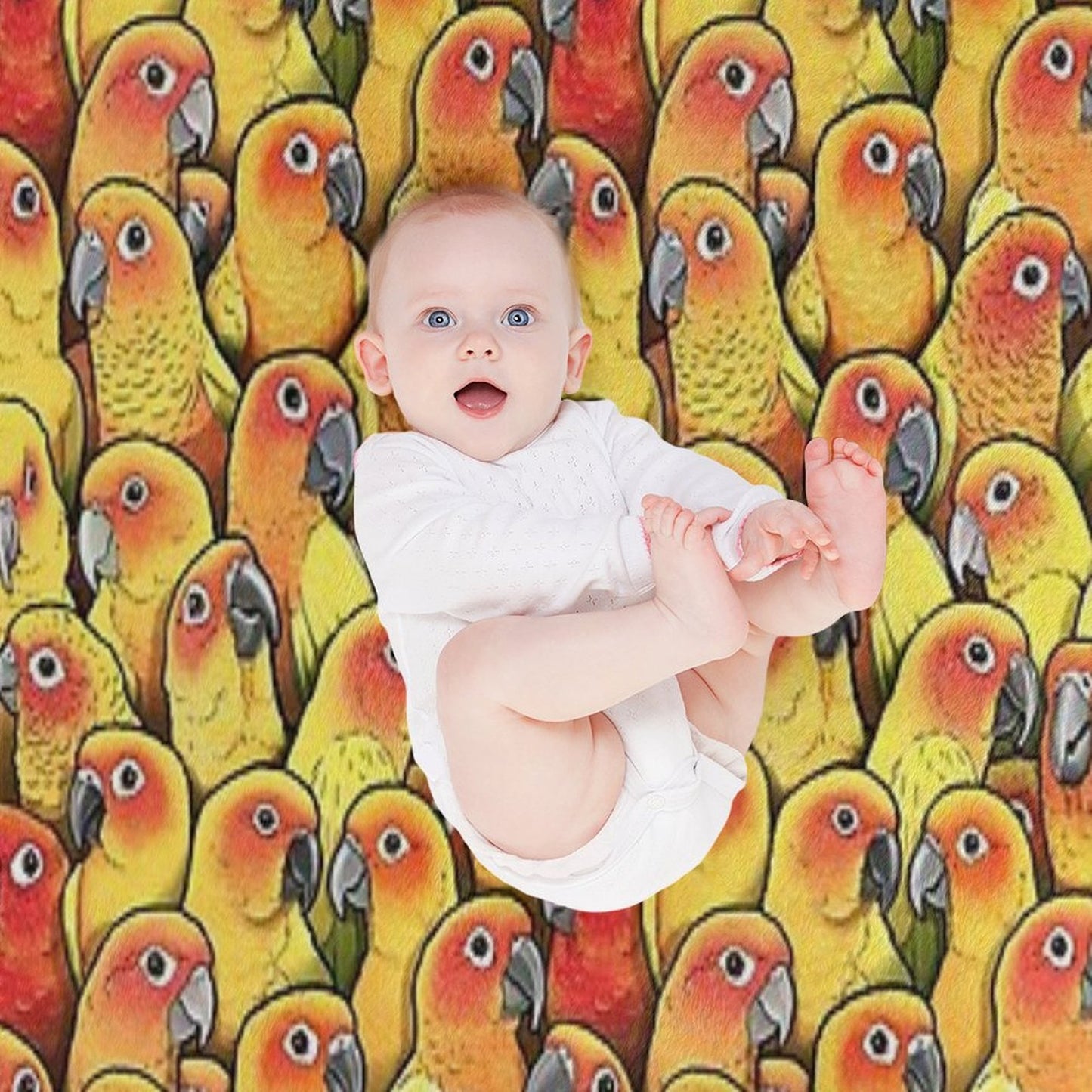 Sun Conures Multi-functional Throw Blanket