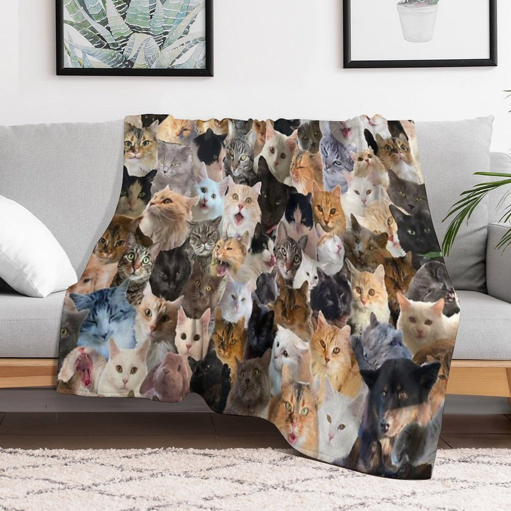 Pet Bonanza Pattern Lightweight Throw Blanket